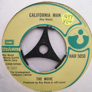 The Move ‎– California Man - Vinyl 7" Record - Very-Good+ Quality (VG+) - C-Plan Audio