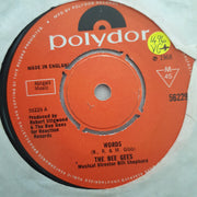 The Bee Gees ‎– Words - Vinyl 7" Record - Very-Good+ Quality (VG+) - C-Plan Audio