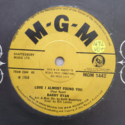 Barry Ryan ‎– Eloise - Vinyl 7" Record - Very-Good+ Quality (VG+) - C-Plan Audio