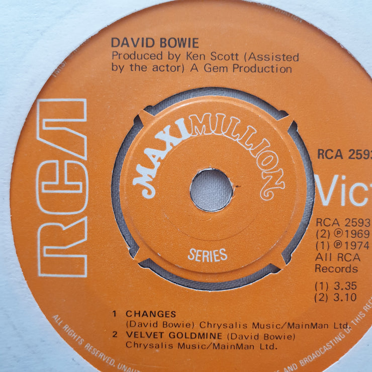 David Bowie ‎– Space Oddity - Vinyl 7" Record - Opened  - Very-Good Quality (VG) - C-Plan Audio