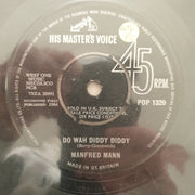 Manfred Mann ‎– Do Wah Diddy Diddy - Vinyl 7" Record - Opened  - Very-Good Quality (VG) - C-Plan Audio