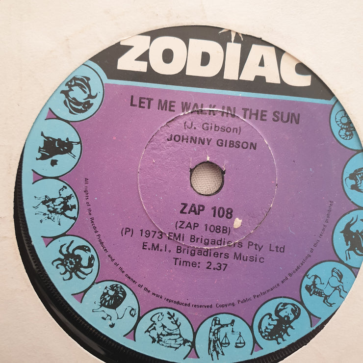 Johnny Gibson ‎– Lonely Lisa - Vinyl 7" Record - Very-Good+ Quality (VG+) - C-Plan Audio