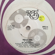 Dr. Marigold's ‎– Hello Girl / What The Heck - Vinyl 7" Record - Opened  - Very-Good Quality (VG) - C-Plan Audio