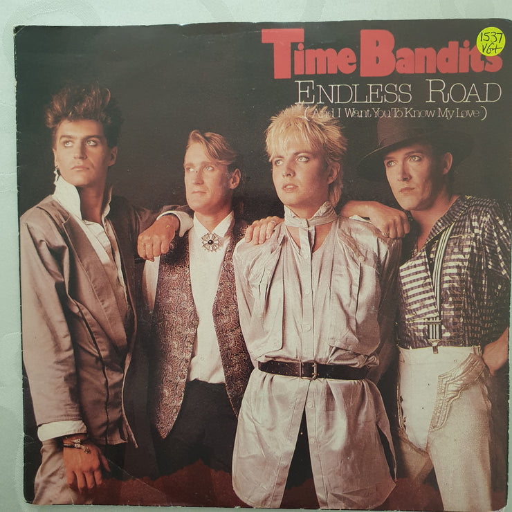 Time Bandits ‎– Endless Road - Vinyl 7" Record - Very-Good+ Quality (VG+) - C-Plan Audio