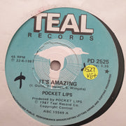 Pocket Lips ‎– It's Amazing - Vinyl 7" Record - Very-Good+ Quality (VG+) - C-Plan Audio