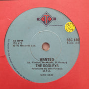 The Dooleys ‎– Wanted - Vinyl 7" Record - Very-Good+ Quality (VG+) - C-Plan Audio
