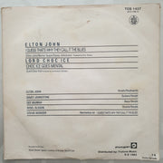 Elton John ‎– I Guess That's Why They Call It The Blues - Vinyl 7" Record - Very-Good+ Quality (VG+) - C-Plan Audio