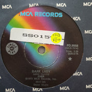 Cher ‎– Dark Lady - Vinyl 7" Record - Very-Good+ Quality (VG+) - C-Plan Audio