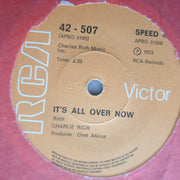 Charlie Rich ‎– There Won't Be Anymore - Vinyl 7" Record - Very-Good+ Quality (VG+) - C-Plan Audio