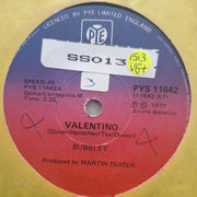 Bubbley ‎– Valentino / Ain't No Fun To Me - Vinyl 7" Record - Very-Good+ Quality (VG+) - C-Plan Audio