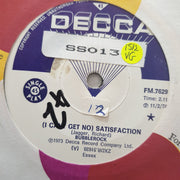 Bubblerock ‎– (I Can't Get No) Satisfaction - Vinyl 7" Record - Opened  - Very-Good Quality (VG) - C-Plan Audio