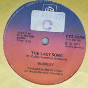 Bubbley ‎– Oh Me Oh My, Goodbye - Vinyl 7" Record - Very-Good+ Quality (VG+) - C-Plan Audio