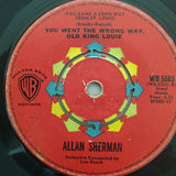 Allan Sherman ‎– Hello Muddah! Hello Fadduh! - Vinyl 7" Record - Good Quality (G) - C-Plan Audio