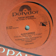 Alicia Bridges ‎– Play It As It Lays / Cheap Affairs - Vinyl 7" Record - Very-Good+ Quality (VG+) - C-Plan Audio