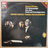 Richard Strauss - Vienna Philharmonic ‎– Conducted By André Previn - Till Eulenspiegel / Don Juan / Death And Transfiguration ‎– Vinyl LP Record - Opened  - Very-Good+ Quality (VG+) - C-Plan Audio