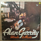 Alan Garrity - Words & Music - Vinyl LP Record - Opened  - Very-Good+ Quality (VG+) - C-Plan Audio