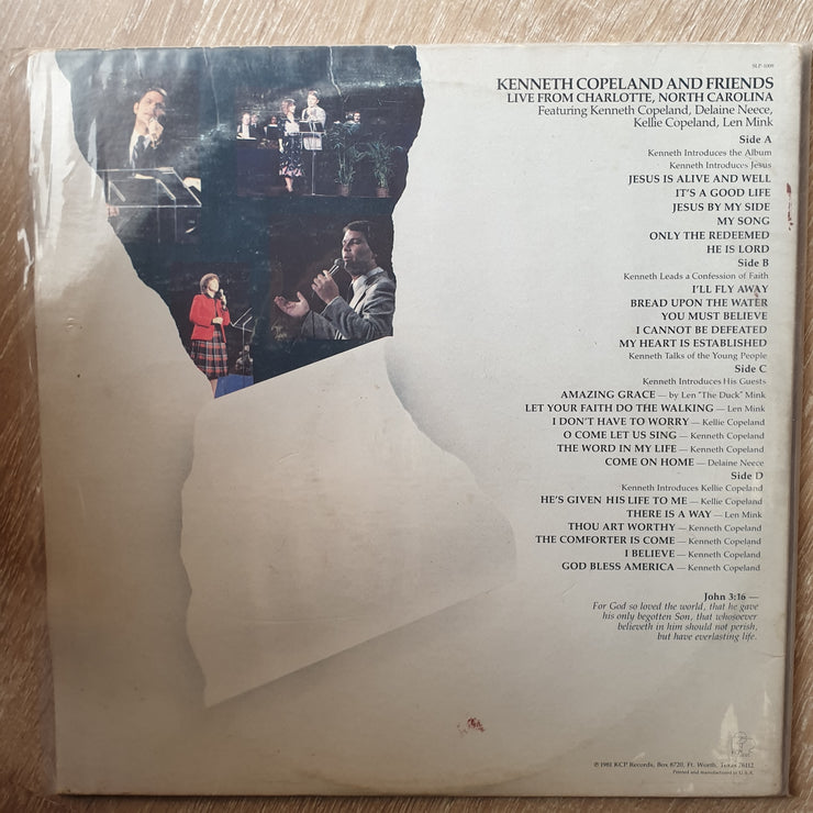 Kenneth Copeland ‎– Kenneth Copeland And Friends Live - Vinyl LP - Opened  - Very-Good Quality (VG) - C-Plan Audio