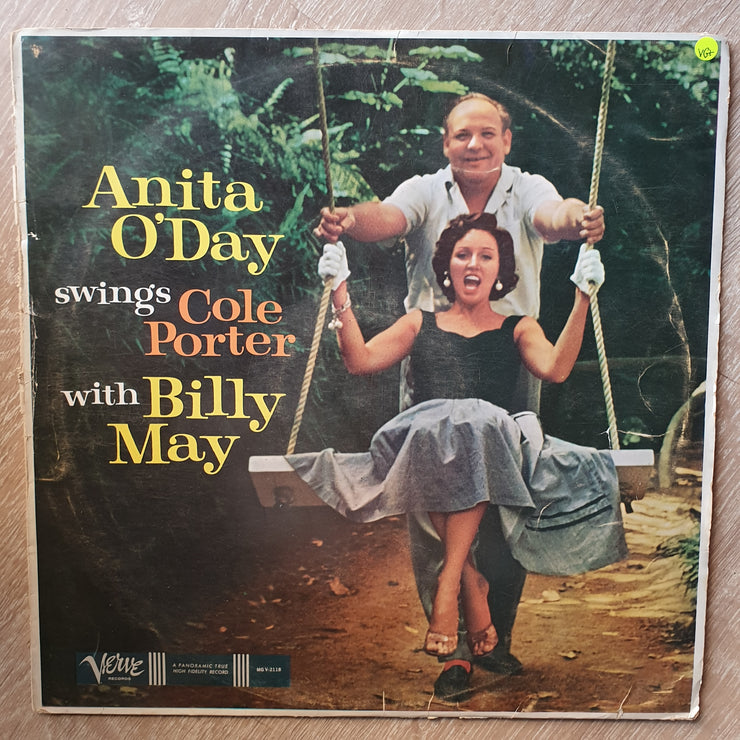Anita O'Day with Billy May ‎– Swings Cole Porter - Vinyl LP Record - Opened  - Very-Good+ Quality (VG+) - C-Plan Audio