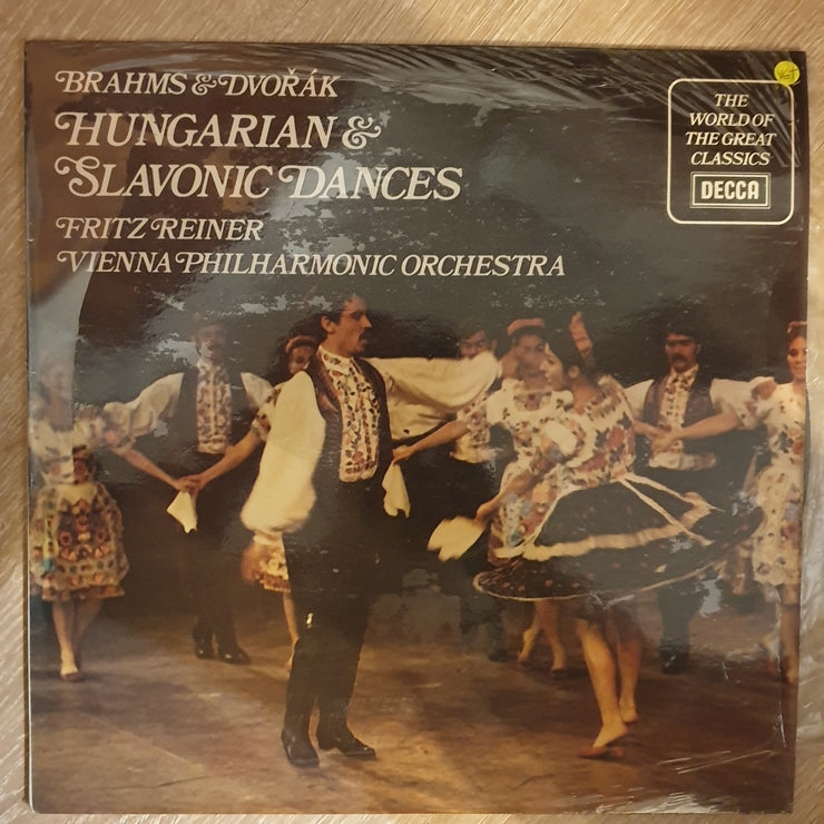 Brahms & Dvorak - Hungarian & Slavonic Dances - Fritz Reiner, Vienna Philharmonic Orchestra ‎- Vinyl LP Record - Very-Good+ Quality (VG+) - C-Plan Audio