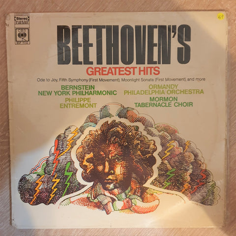 Beethoven – Beethoven's Greatest Hits -  Vinyl LP Record - Very-Good+ Quality (VG+)