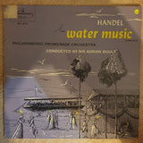 Handel, Philharmonic Promenade Orchestra Conducted by Sir Adrian Boult ‎– The Water Music (Complete)  - Vinyl LP Record - Very-Good+ Quality (VG+) - C-Plan Audio