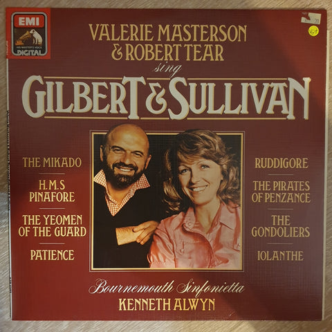 Valerie Masterson & Robert Tear– Sing Gilbert & Sullivan - Vinyl LP Record - Very-Good+ Quality (VG+)