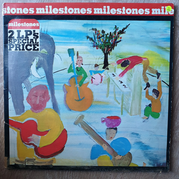 The Band ‎– Milestones - Double Vinyl LP Record - Opened  - Very-Good- Quality (VG-) - C-Plan Audio