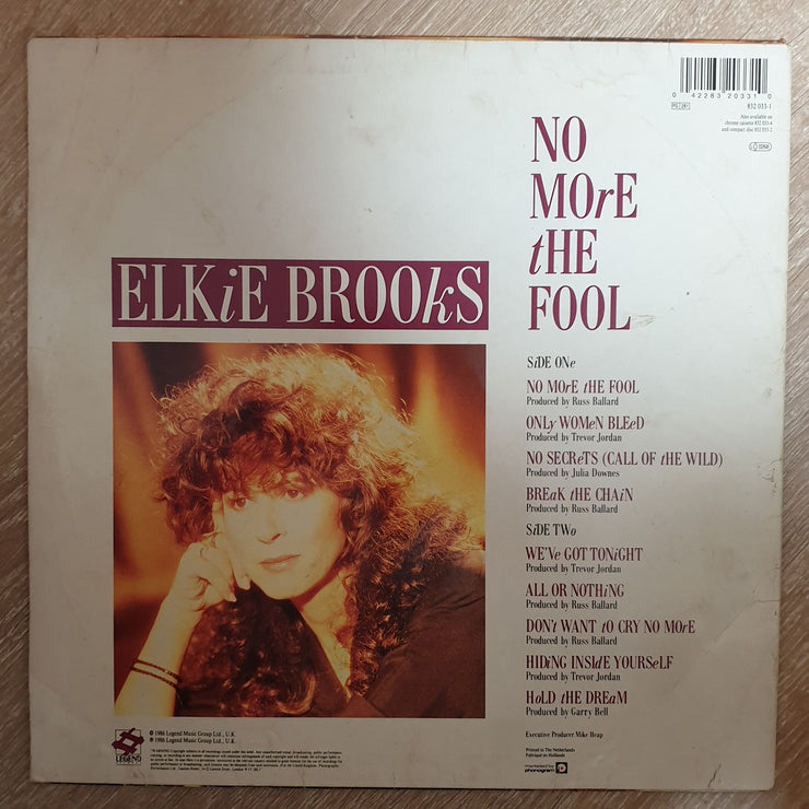 Elkie Brooks ‎– No More The Fool - Vinyl LP - Opened  - Very-Good Quality (VG) - C-Plan Audio