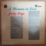 Judy Page ‎– A Woman In Love - Autographed ‎– Vinyl LP Record - Opened  - Good+ Quality (G+) - C-Plan Audio