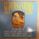 Supersanremo 1992 -  Double Vinyl LP Record - Opened  - Very-Good+ Quality (VG+) - C-Plan Audio