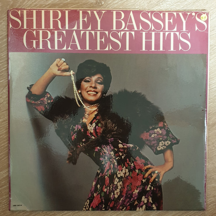 Shirley Bassey's Greatest Hits  -  Vinyl LP Record - Opened  - Very-Good+ Quality (VG+) - C-Plan Audio