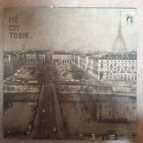 Gipo Farassino ‎– Mè Cit Turin - 12 Canzoni Per Gipo Farassino  ‎– Vinyl LP Record - Opened  - Good Quality (G) - C-Plan Audio