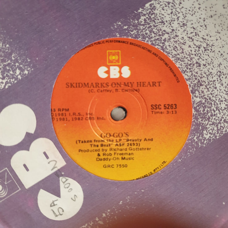 Go-Go's ‎– Our Lips Are Sealed - Vinyl 7" Record - Very-Good+ Quality (VG+) - C-Plan Audio