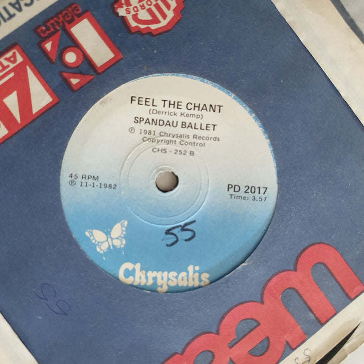 Spandau Ballet ‎– Chant No. 1 - Vinyl 7" Record - Very-Good+ Quality (VG+) - C-Plan Audio