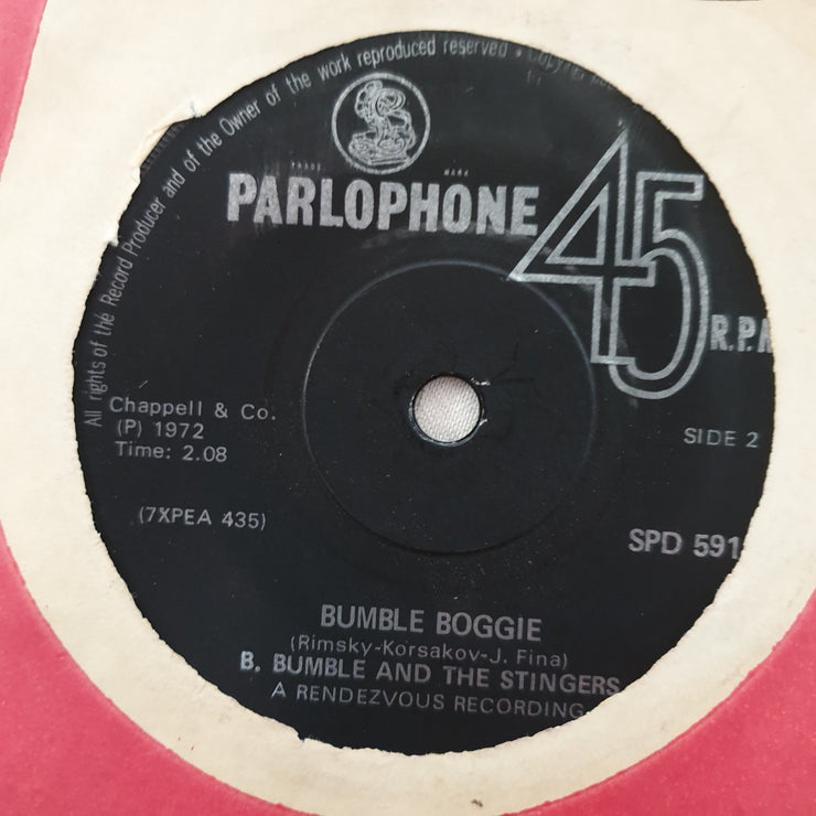 B. Bumble & The Stingers ‎– Nut Rocker - Vinyl 7" Record - Very-Good+ Quality (VG+) - C-Plan Audio