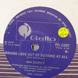 Air Supply ‎– Making Love Out Of Nothing At All - Vinyl 7" Record - Very-Good+ Quality (VG+) - C-Plan Audio