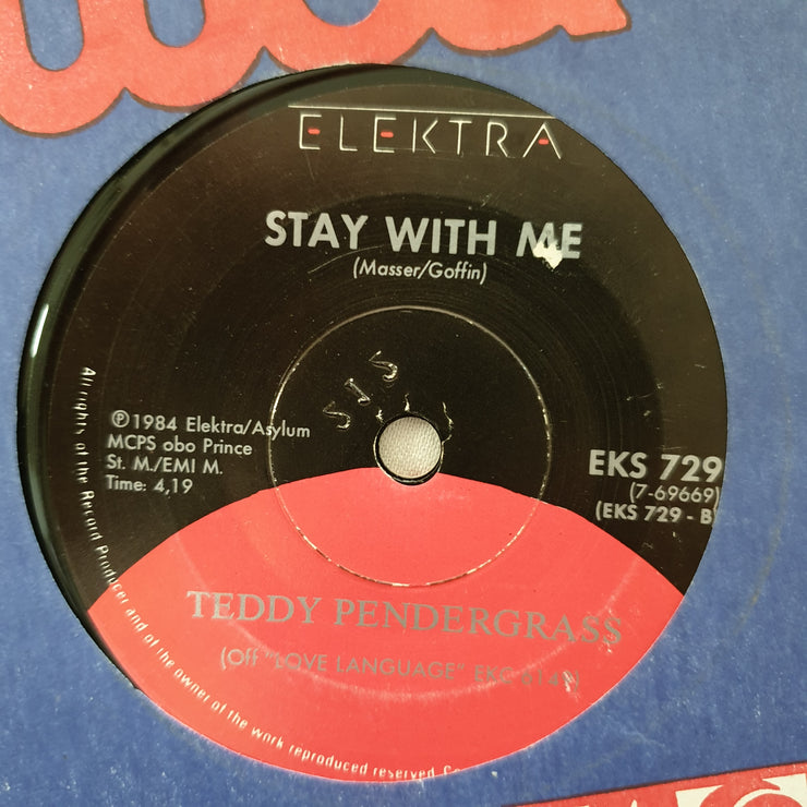 Teddy Pendergrass ‎– In My Time - Vinyl 7" Record - Opened  - Very-Good Quality (VG) - C-Plan Audio