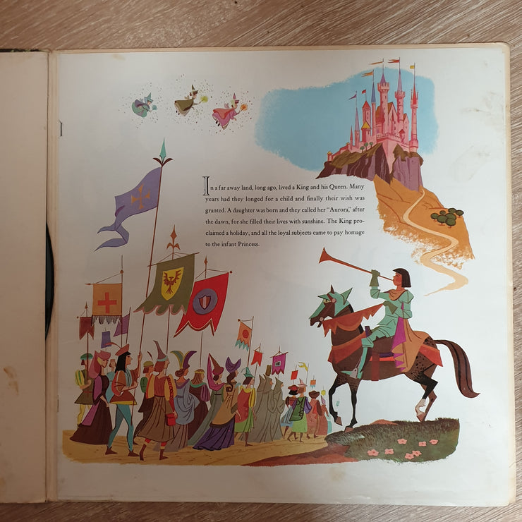 Walt Disney's Story Of Sleeping Beauty -  Mary Martin ‎– Vinyl LP Record - Opened  - Good+ Quality (G+) - C-Plan Audio