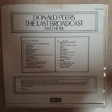 Donald Peers ‎– The Last Broadcast -And More - Vinyl LP Record - Opened  - Very-Good Quality (VG) - C-Plan Audio