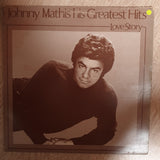 Johnny Mathis Greatest Hits - Love Story ‎– Vinyl LP Record - Opened  - Very-Good+ Quality (VG+) - C-Plan Audio