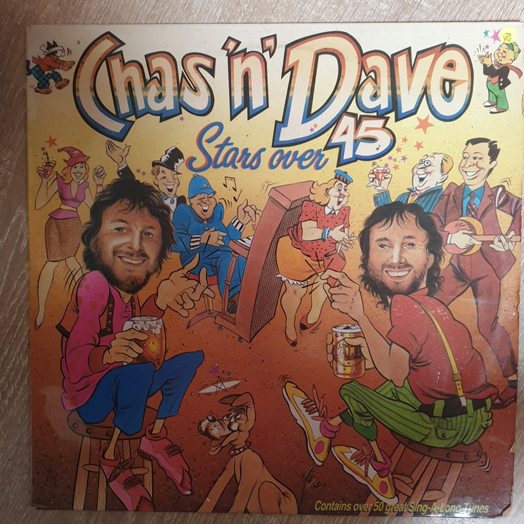 Chas and Dave - Stars Over 45 -  Vinyl LP Record - Opened  - Very-Good- Quality (VG-) - C-Plan Audio