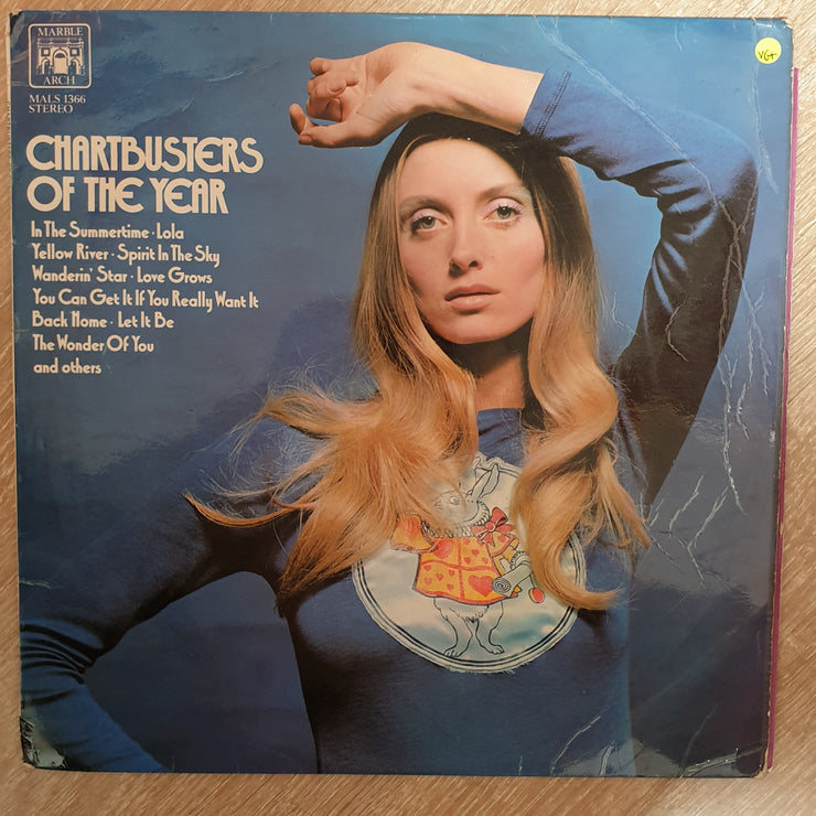Chartbusters of The Year ‎(1970) -  Vinyl LP Record - Opened  - Very-Good+ Quality (VG+) - C-Plan Audio