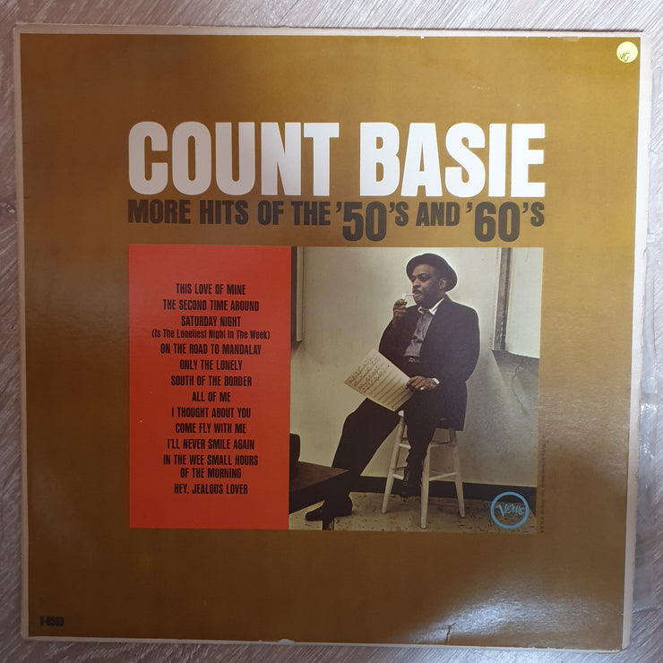Count Basie ‎– More Hits Of The '50's And '60's - Vinyl LP Record - Opened  - Very-Good Quality (VG) - C-Plan Audio