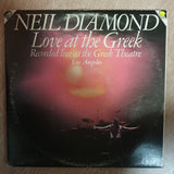 Neil Diamond ‎– Love At The Greek: Recorded Live At The Greek Theatre - Vinyl LP Record - Opened  - Very-Good+ Quality (VG+) - C-Plan Audio