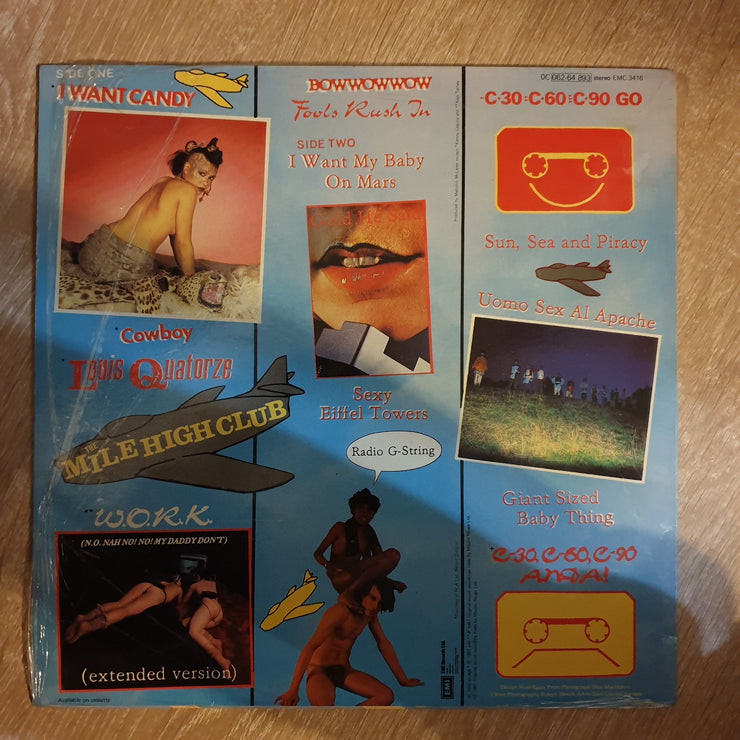 Bow Wow Wow ‎– I Want Candy - Vinyl LP Record - Opened  - Very-Good+ Quality (VG+) - C-Plan Audio