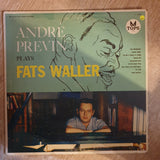 André Previn ‎– Plays Fats Waller - Vinyl LP Record - Opened  - Very-Good+ Quality (VG+) - C-Plan Audio