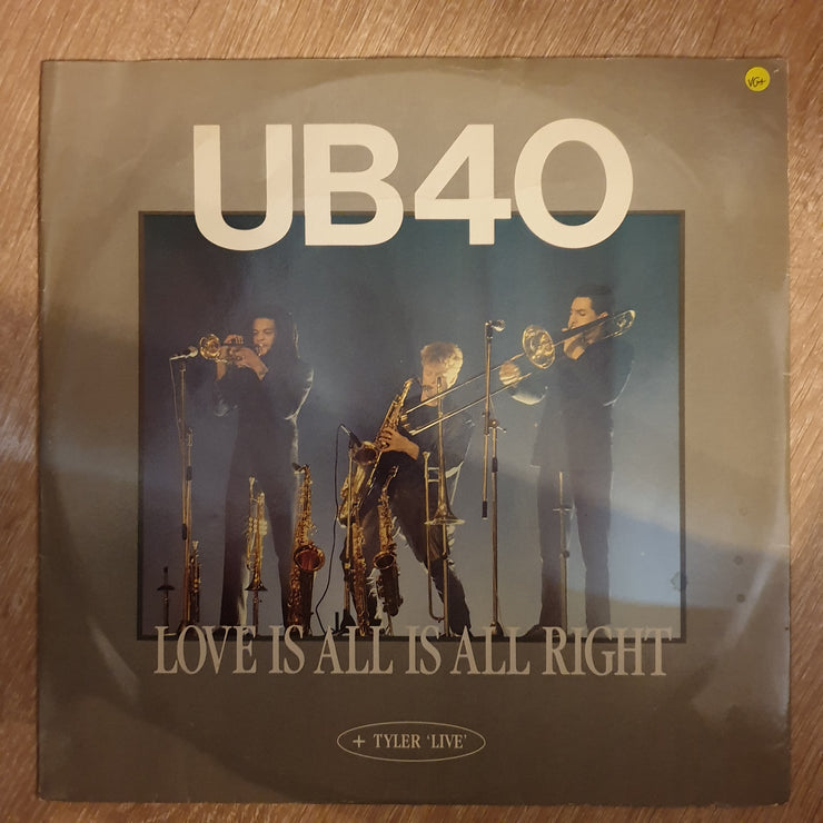 UB40 ‎– Love Is All Is All Right  - Vinyl LP Record - Opened  - Very-Good+ Quality (VG+) - C-Plan Audio
