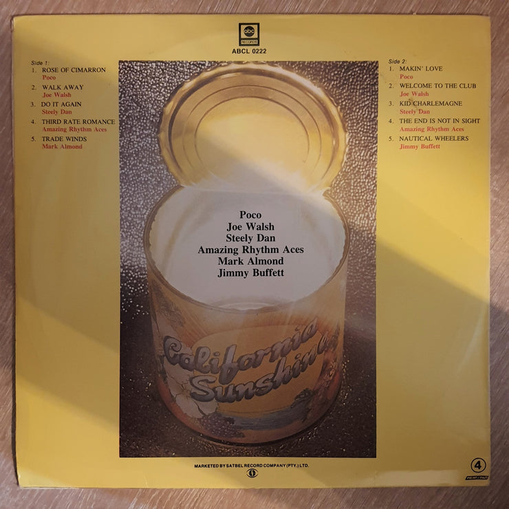 California Sunshine - Original Artists - Vinyl LP Record - Opened  - Very-Good+ Quality (VG+) - C-Plan Audio