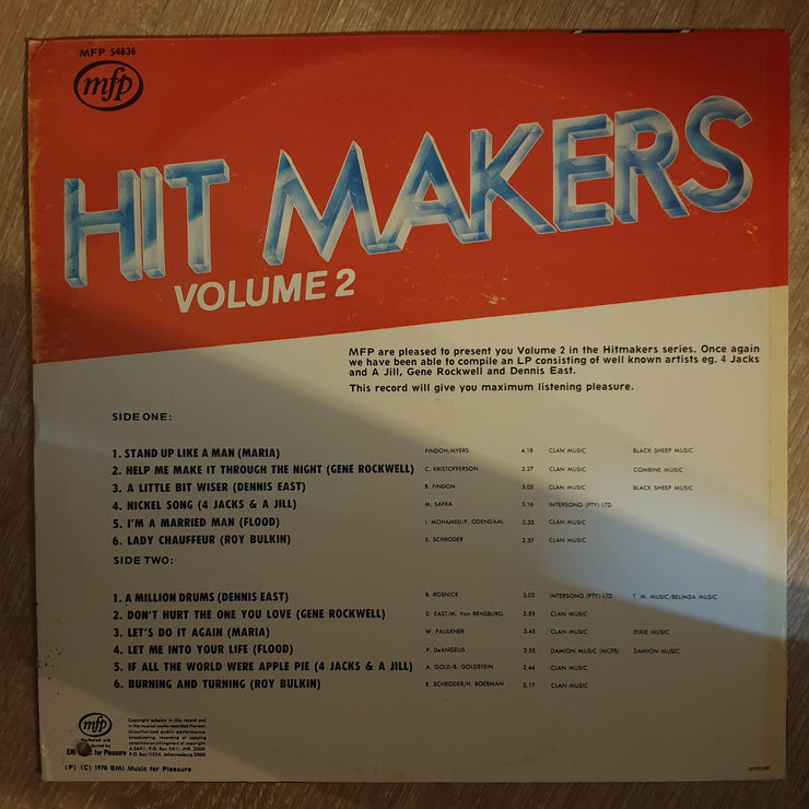 Hitmakers Vol 2 -  Original Artists - Vinyl LP Record - Very-Good+ Quality (VG+) - C-Plan Audio