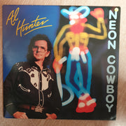 Al Hunter ‎– Neon Cowboy -  Vinyl LP Record - Very-Good+ Quality (VG+) - C-Plan Audio